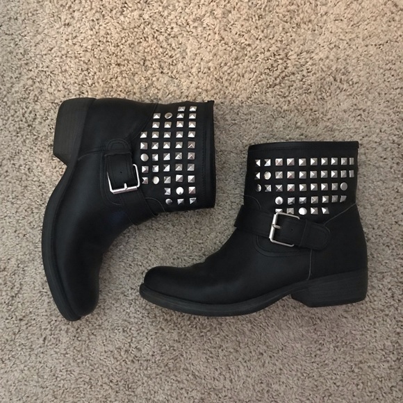 Steve Madden Outlaww leather ankle booties - Picture 2 of 6